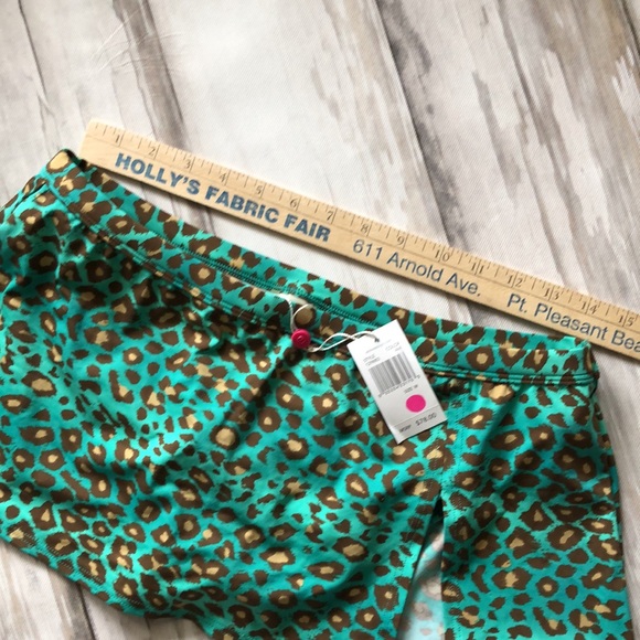 Echo Cheetah skirted bathing bottom / Medium NWT - Picture 3 of 9